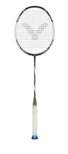 Victor Badmintonschläger Auraspeed 100X TD (kopflastig/steif) schwarz/orange - unbesaitet -